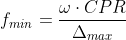 Equation minimum update frequency